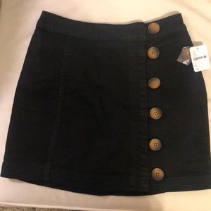 Free people denim skirt